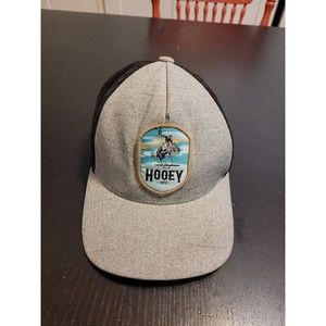 Hooey Cheyenne Flex fit Hat Grey Black Cowboy Cap Western Lifestyle S/M